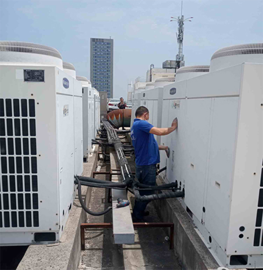 自流井中央空调制热和不制冷系统维修方法